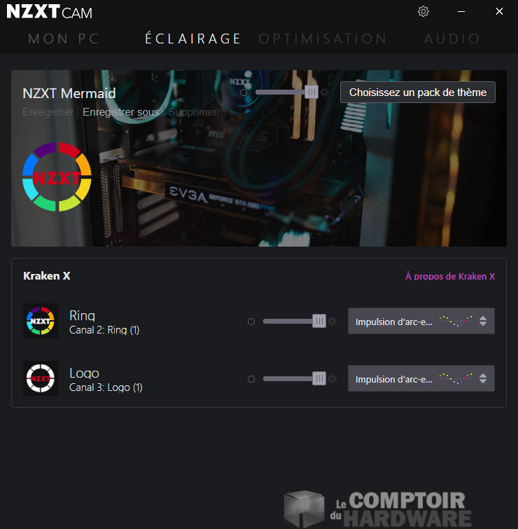 La gestion de la couleur sur la série X-3