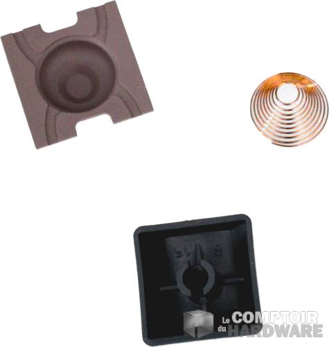 L'intérieur d'un switch Topre