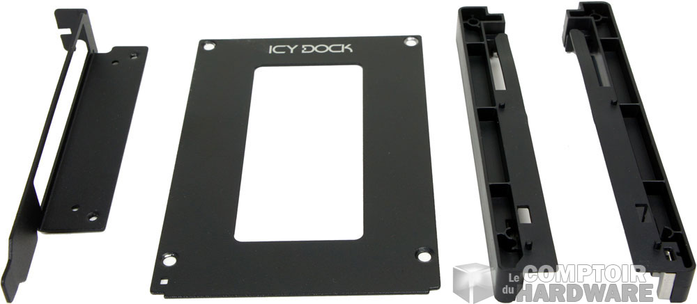 Les éléments du boîtier