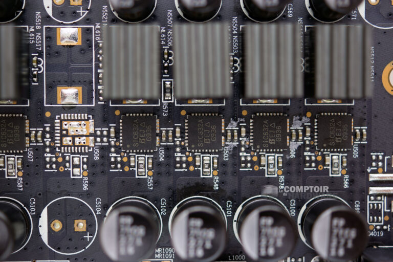 Sapphire Pulse RX 5600 XT : étage d'alimentation