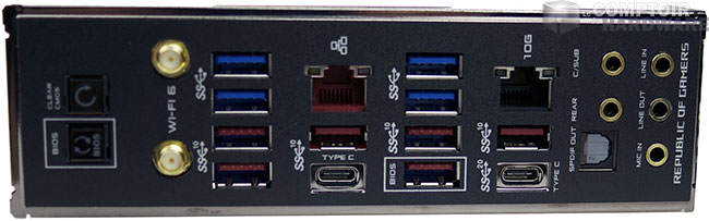 Asus Zenith II Extreme Alpha : panneau arrière