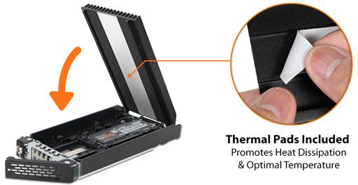 icy dock mb720m2k b cooling