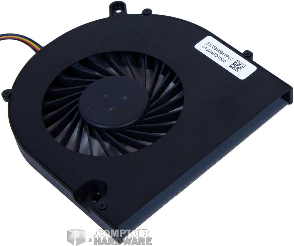 Le blower chargé d'évacuer l'air chaud du boîtier