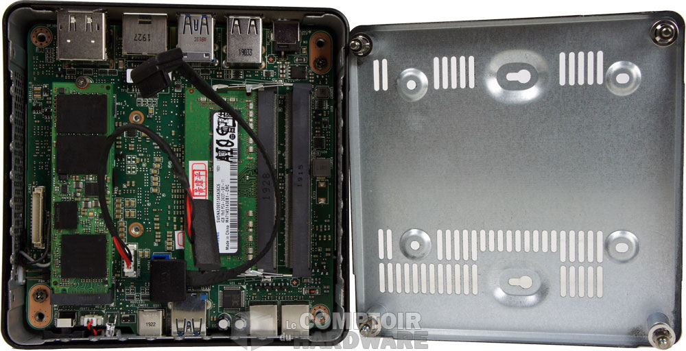 L'intérieur du micro PC