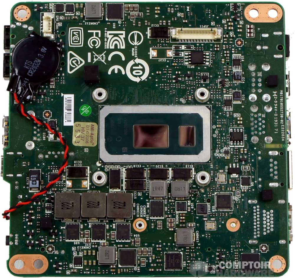 Le PCB qui accueil l'i3-10110U et mon œil !