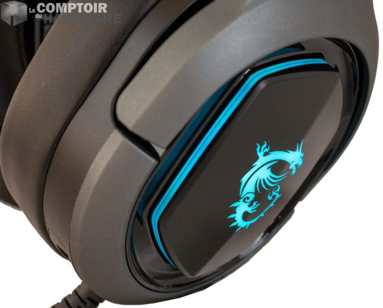 msi immerse gh50 - zoom sur les LED