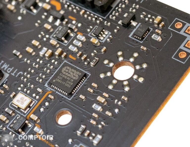 msi x570 meg unify - puces audio : dac