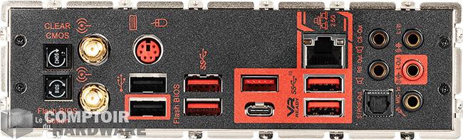 msi x570 meg unify connectors