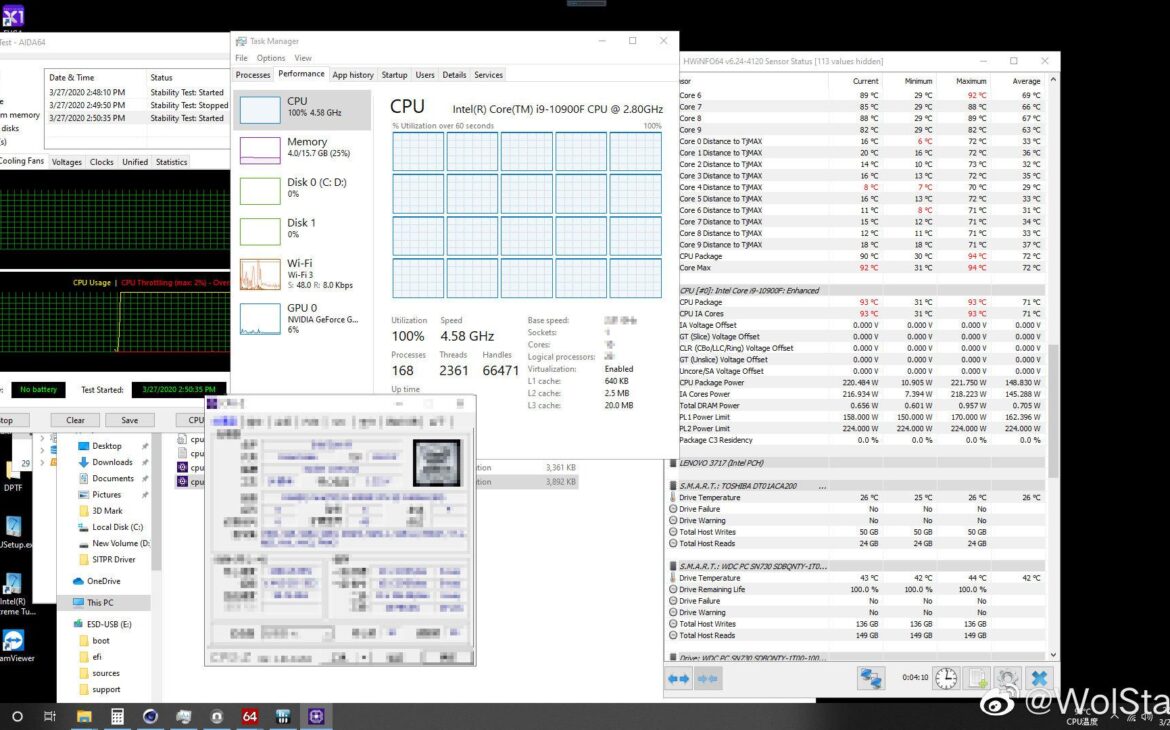 10900f stress test t