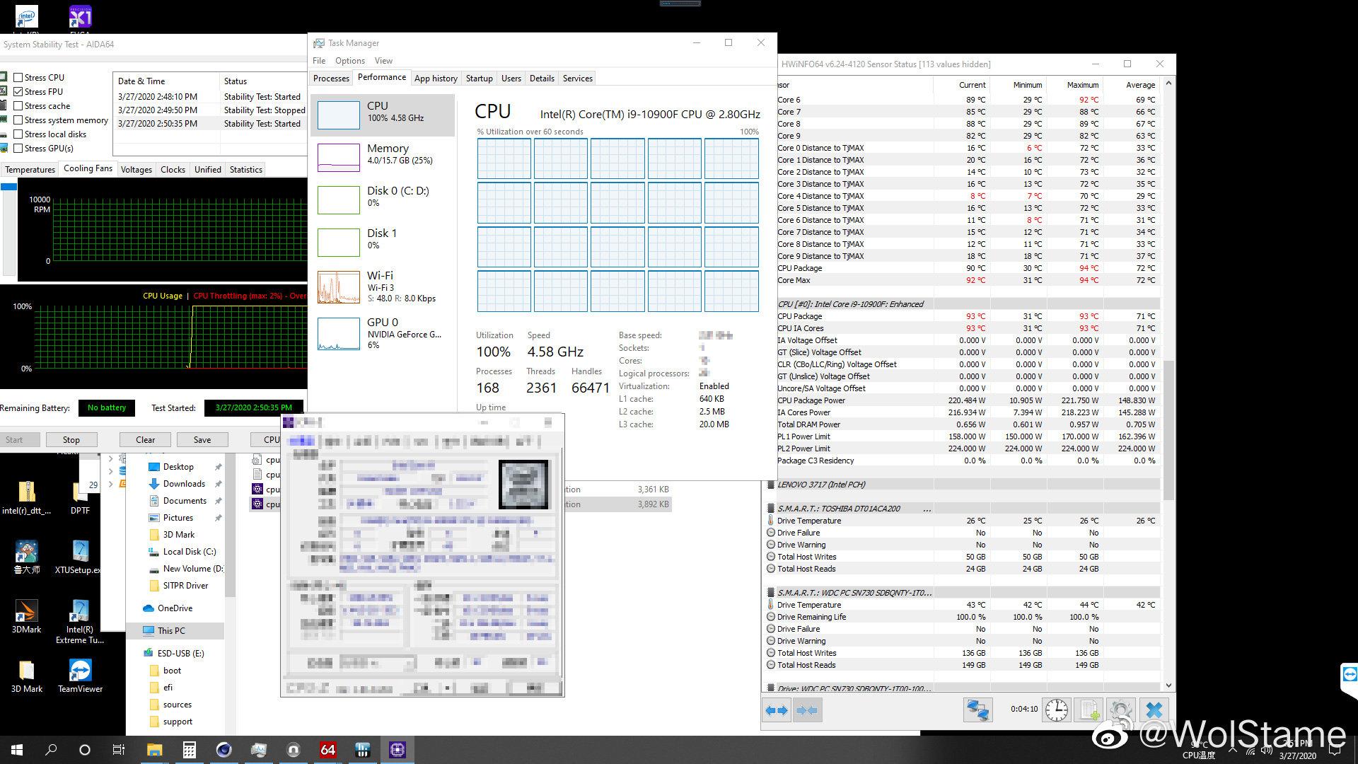 10900f stress test t