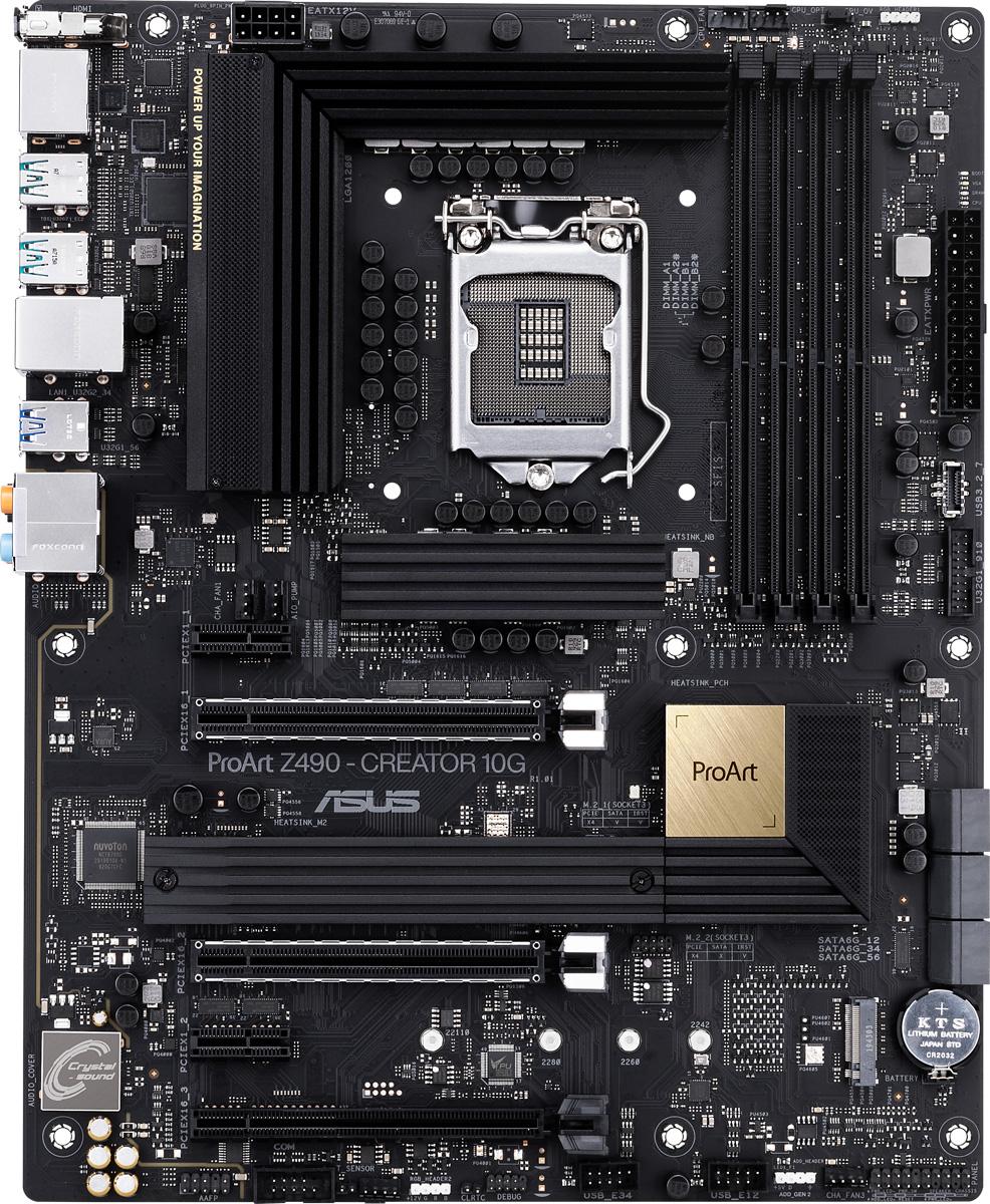 asus proart z490 creator 10g t