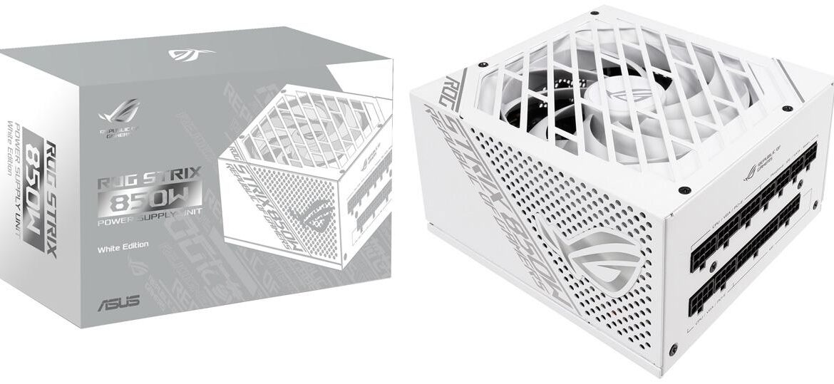 ASUS ROG Strix 8500G en version blanche