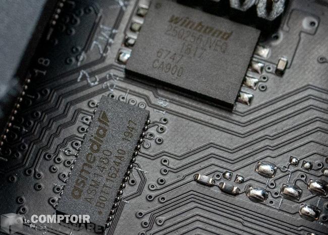 puces PCIe 3.0 des cartes ASUS Z490