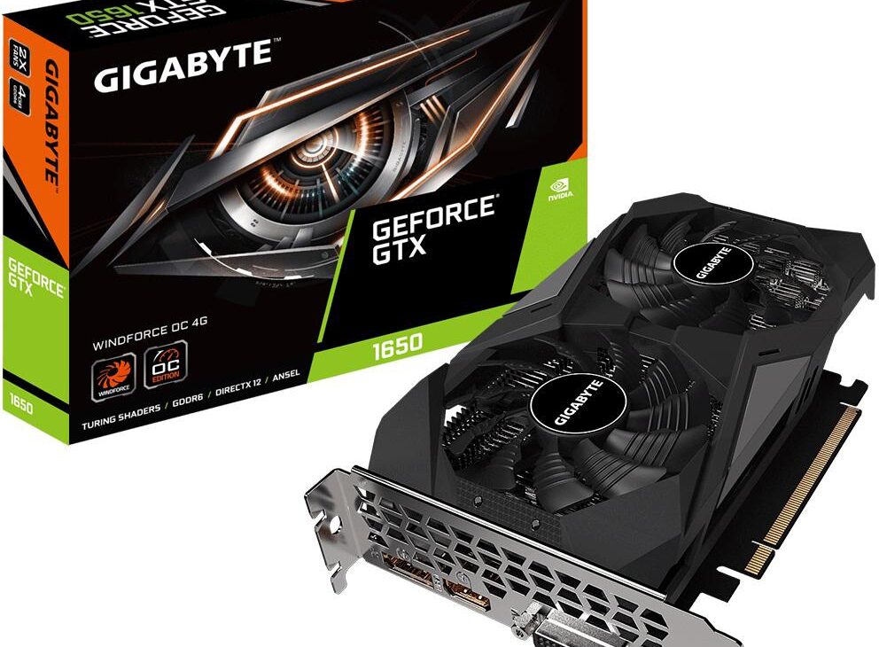 gigabyte gtx 1650 windforce oc gddr6