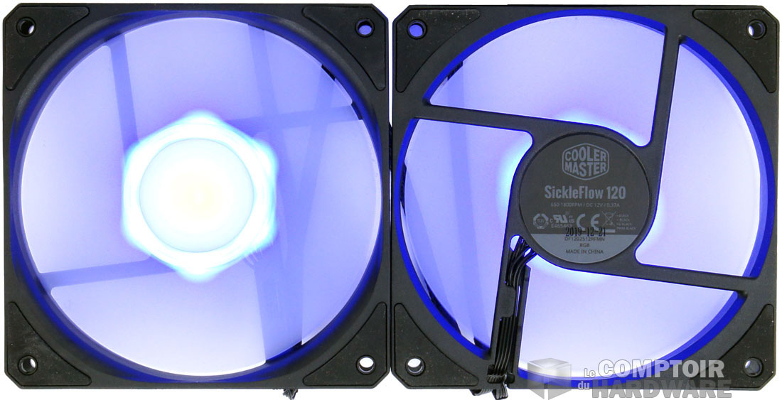 Le duo de Sickleflow 120 RGB