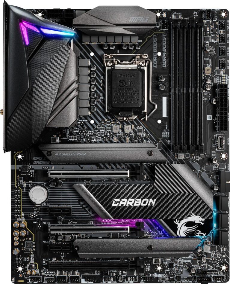 msi mpg z490 gaming carbon wifi