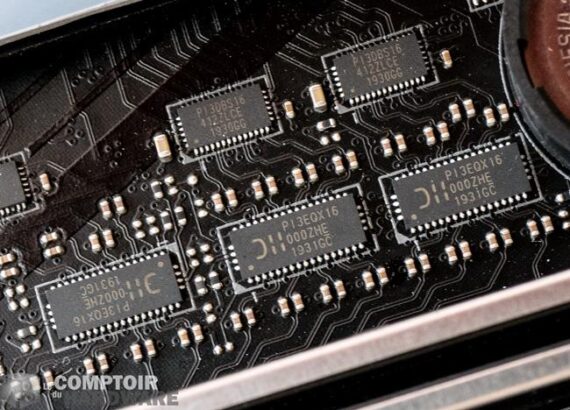 puces de gestion chez MSI du PCIe lié au CPU : PCIe 4.0
