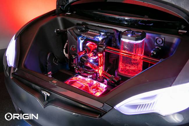 origin pc ludicrous pc tesla moteur pc