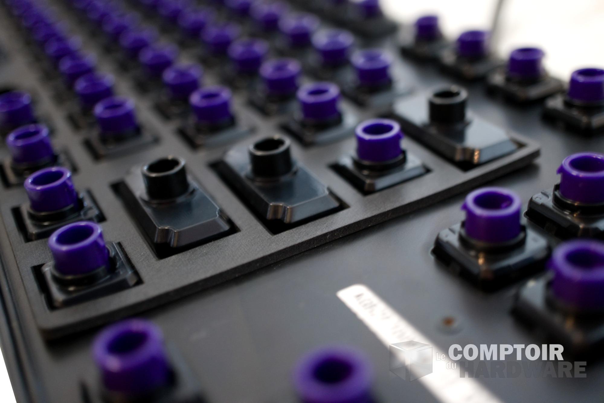 REALFORCE : le key spacer, en place