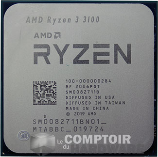 Ryzen 3 3100 face avant