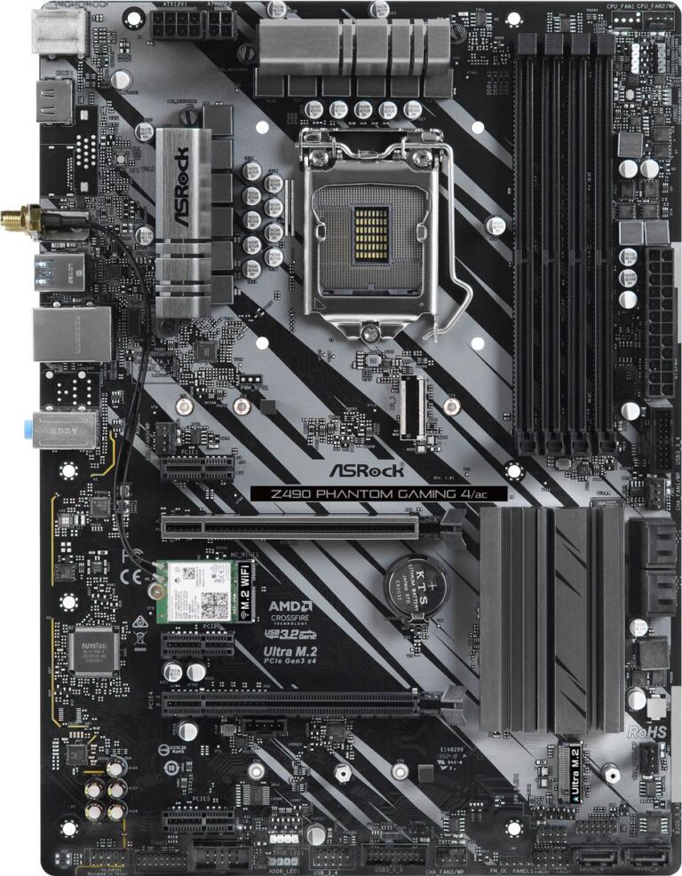 asrock z490 phantom gaming 4