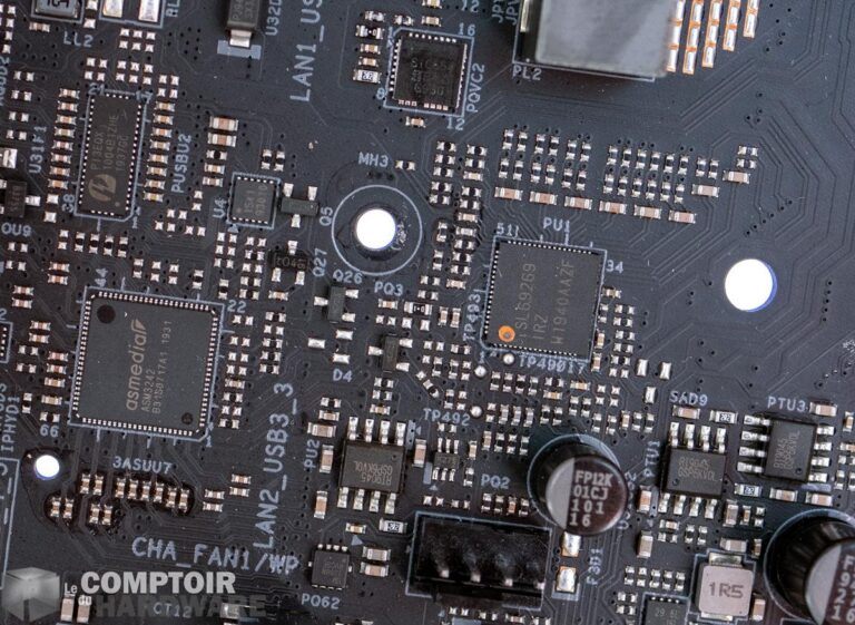 asrock z490 taichi - gestion de l'USB