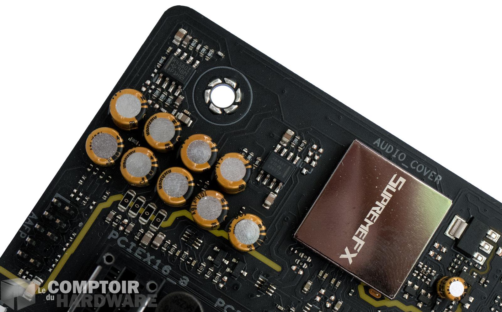 asus rog strix z490 a - circuit audio