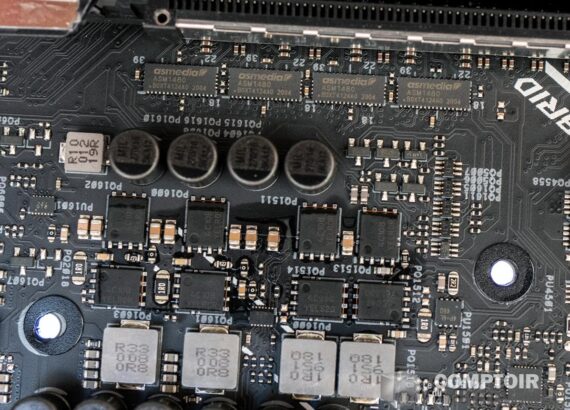 asus rog strix z490 a - alimentation de la gestion du PCIe 3.0