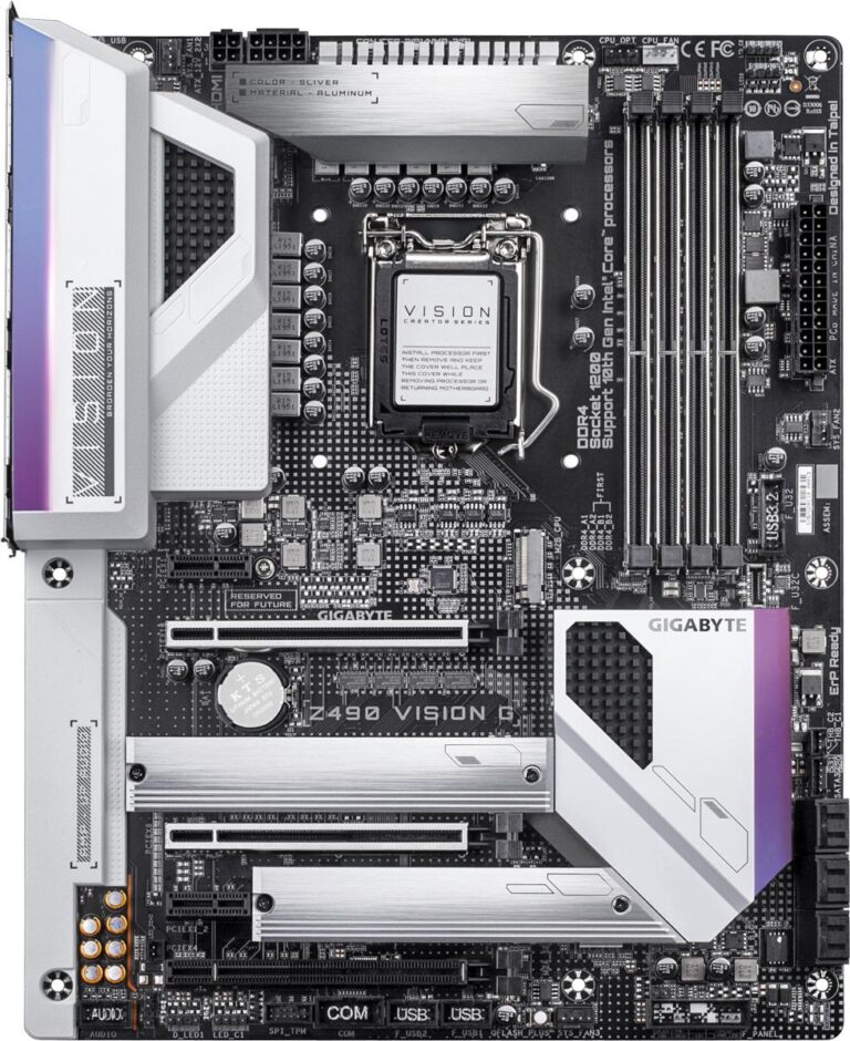 gigabyte z490 vision g