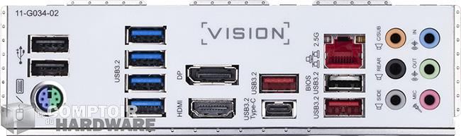 gigabyte z490 vision g backplate