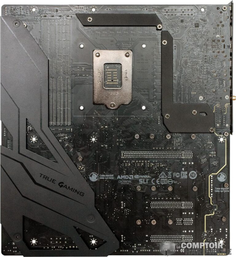 msi meg z490 godlike - vue de dos