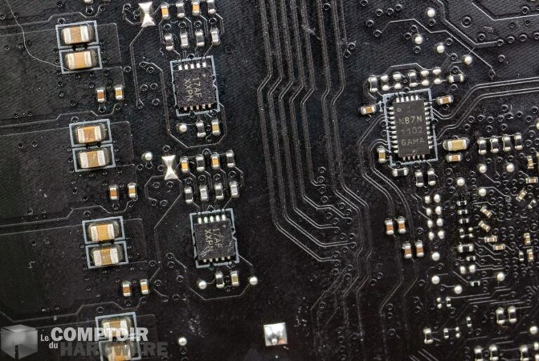 msi meg z490 godlike - cricuit de doublage des VRM