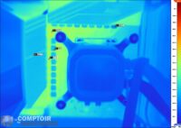 msi meg z490 godlike - image ir à 125 W