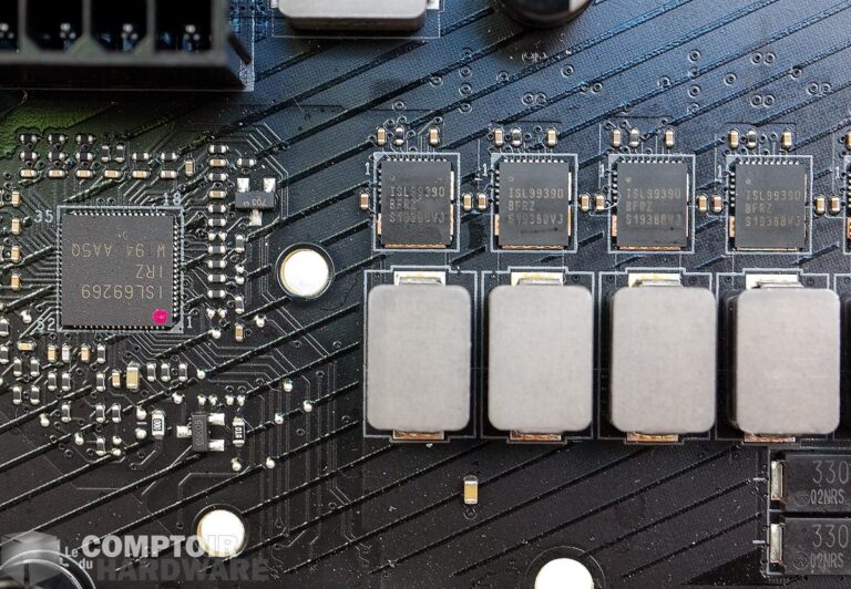 msi meg z490 godlike - alimentation du CPU