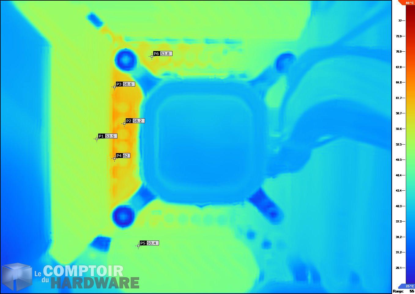 asus rog maximus xii hero wifi - image ir à 125 W