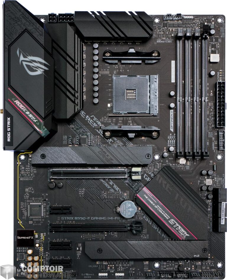 asus rog strix b550-f - vue de face