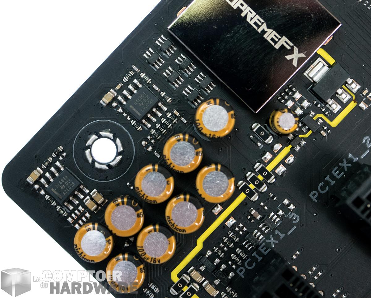 asus rog strix b550-f - circuit audio