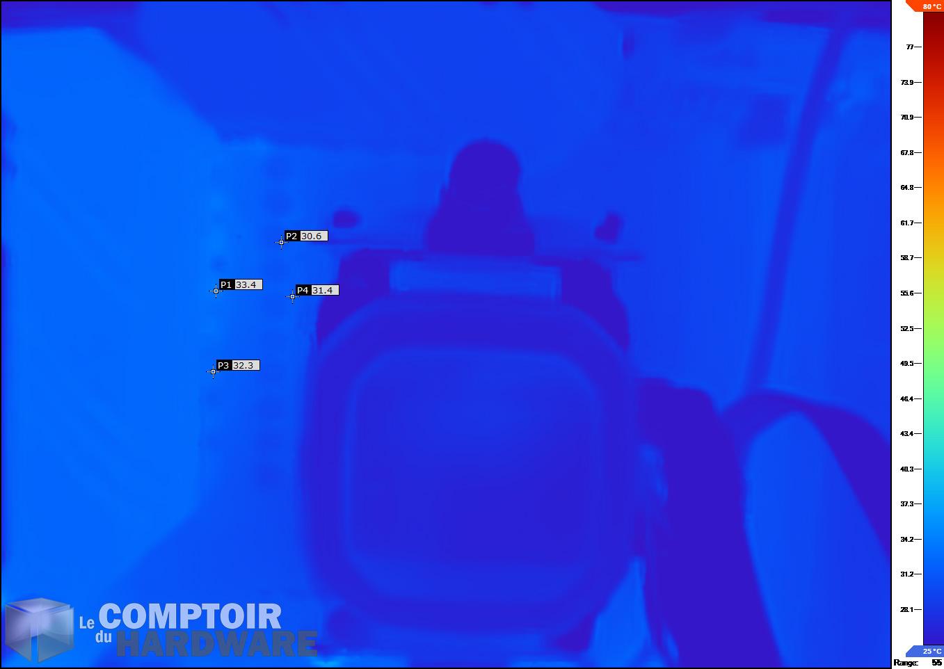 asus rog strix b550-f - image IR au repos