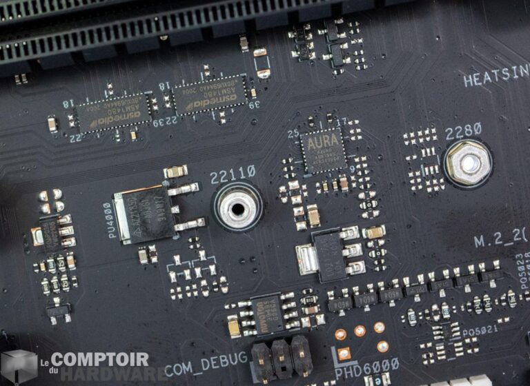 asus rog strix b550-f - puce de gestion du RGB