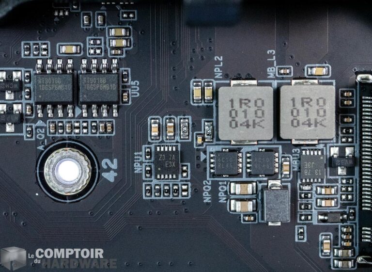 gigabyte aorus b550 pro - alimentation du PCIe