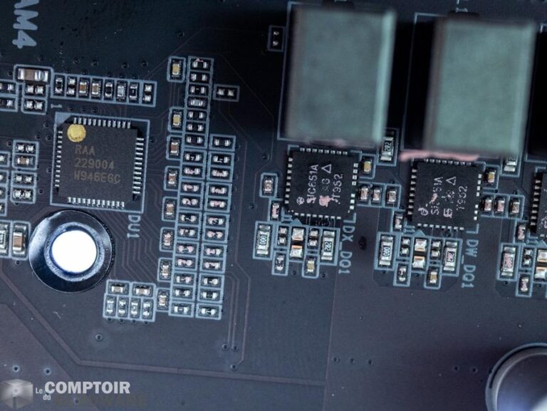 gigabyte aorus b550 pro - alimentation du CPU