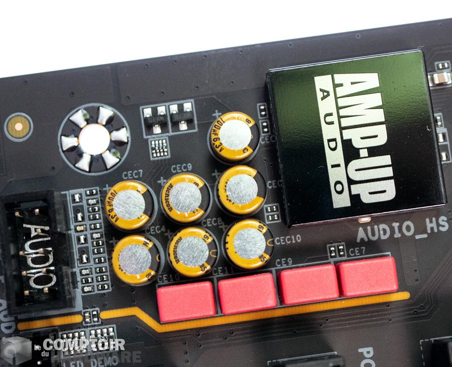 gigabyte aorus b550 pro - circuit audio