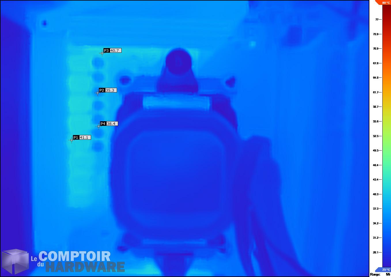 gigabyte aorus b550 pro - image ir à 95 w