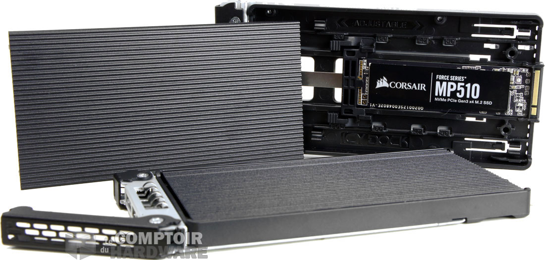 Les tiroirs une fois hors du boîtier