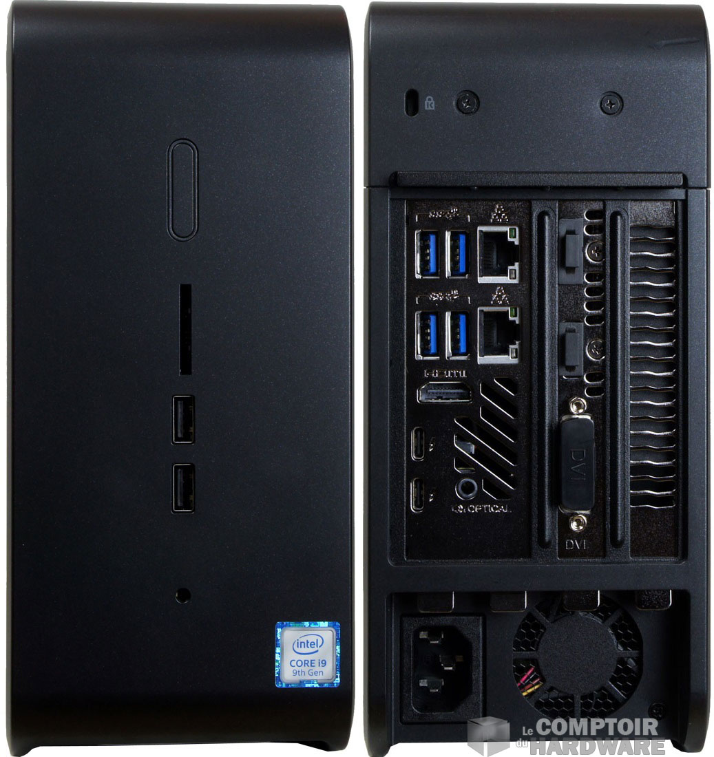 Façade et arrière en détails