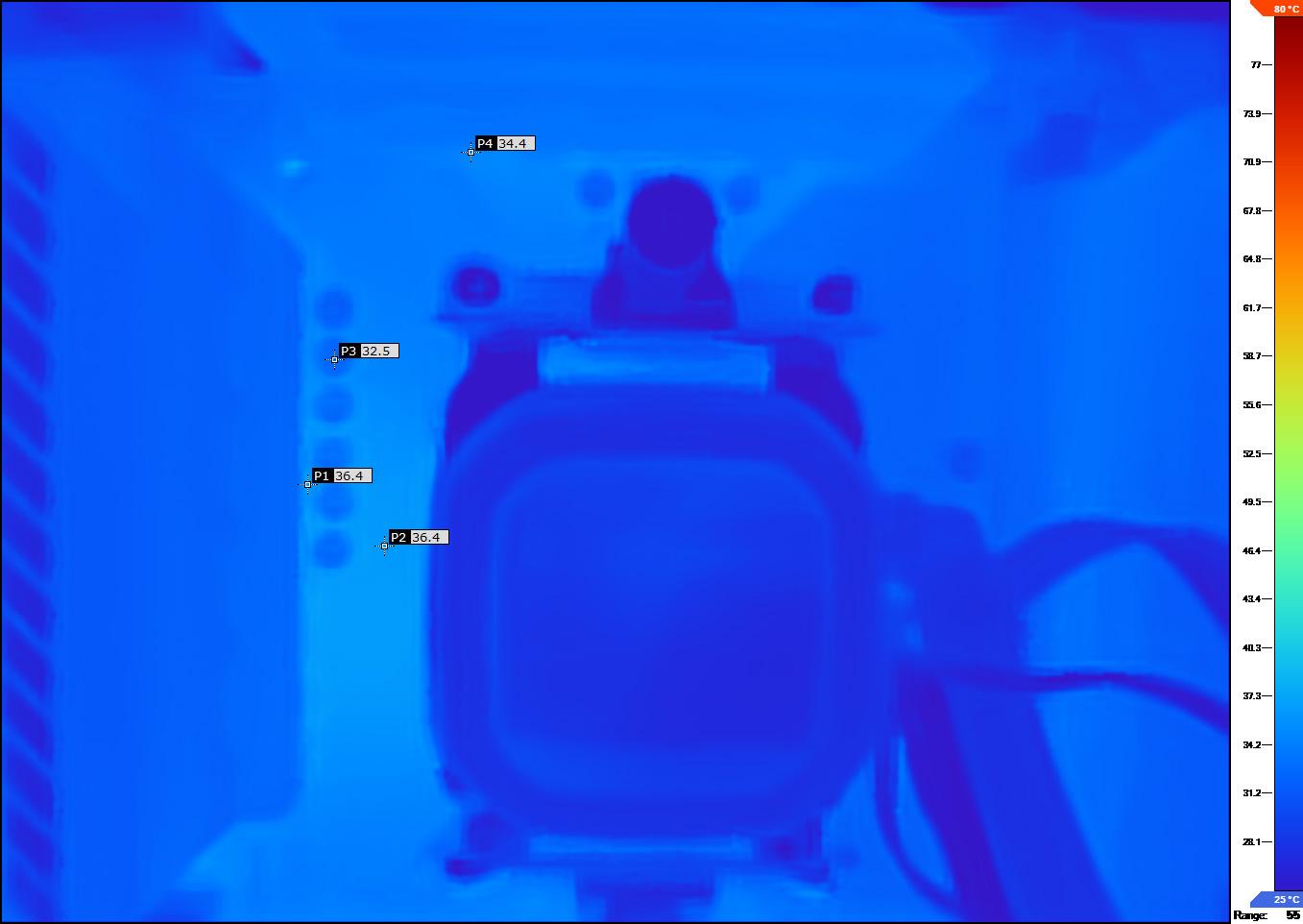 msi mag b550 tomahawk - image ir à 95 w