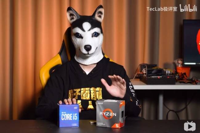 presentateur teclab 3600xt vs 10400 bilibili