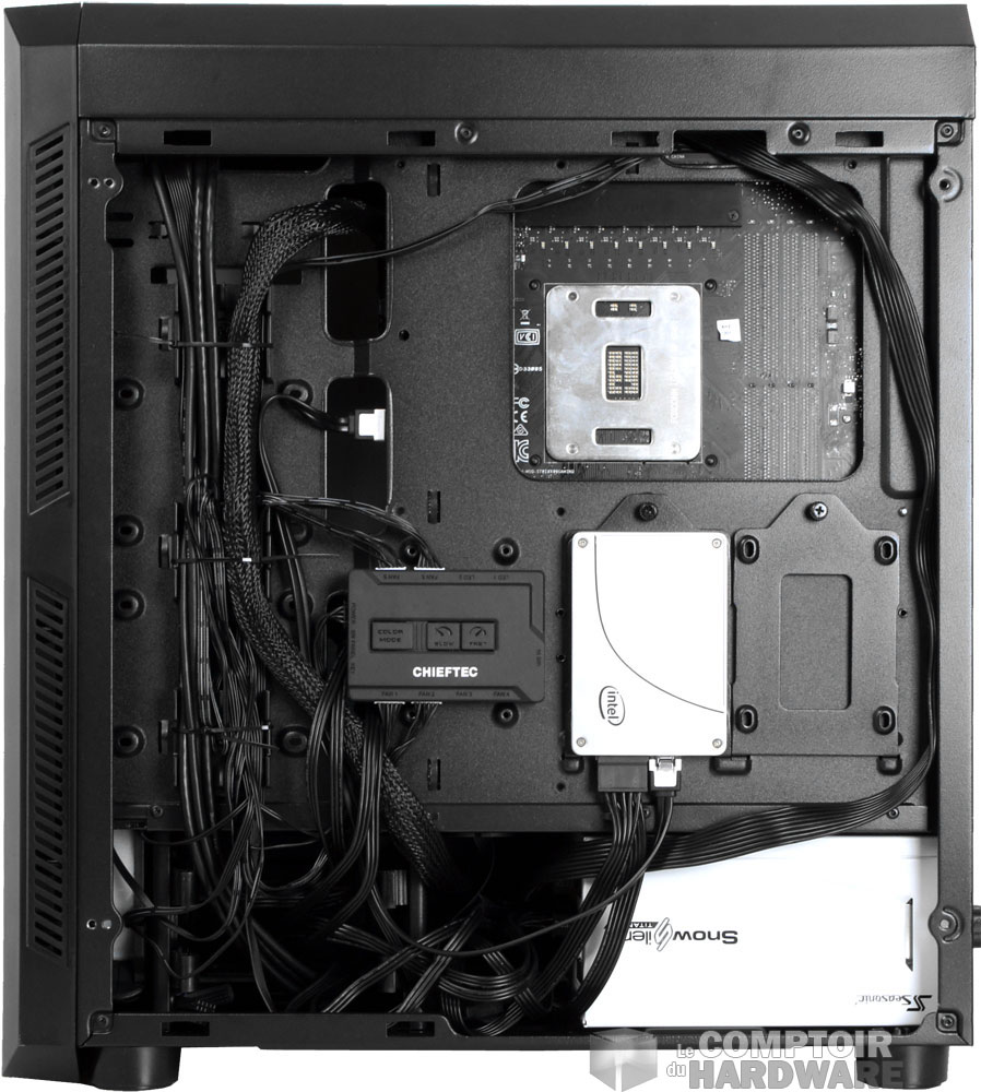 Pas de changement non plus derrière