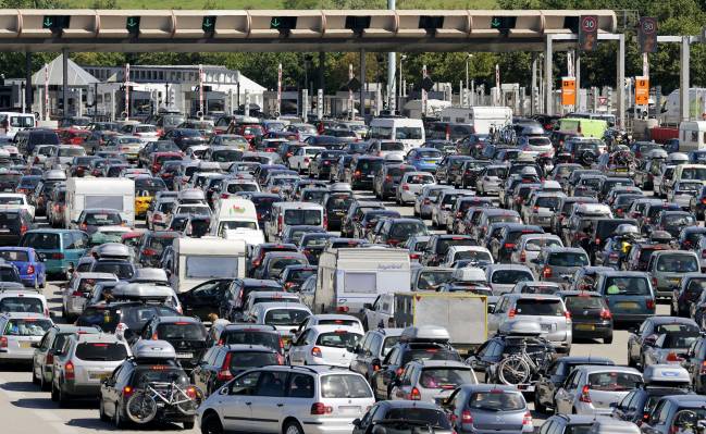 autoroute peage bouchon