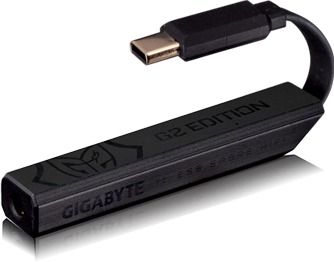 gigabyte aorus dac es9280cpro usb c